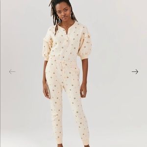 NWOT Something Navy lounge jumpsuit